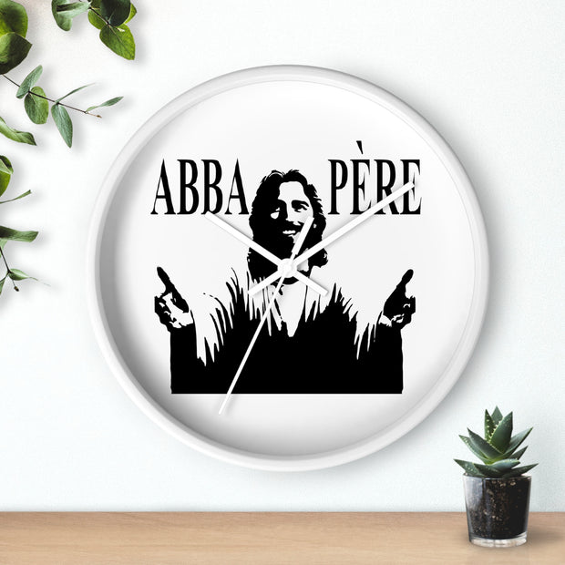 Dramatic Abba Père (Father God) Wall Clock- Faith-Based Accessories