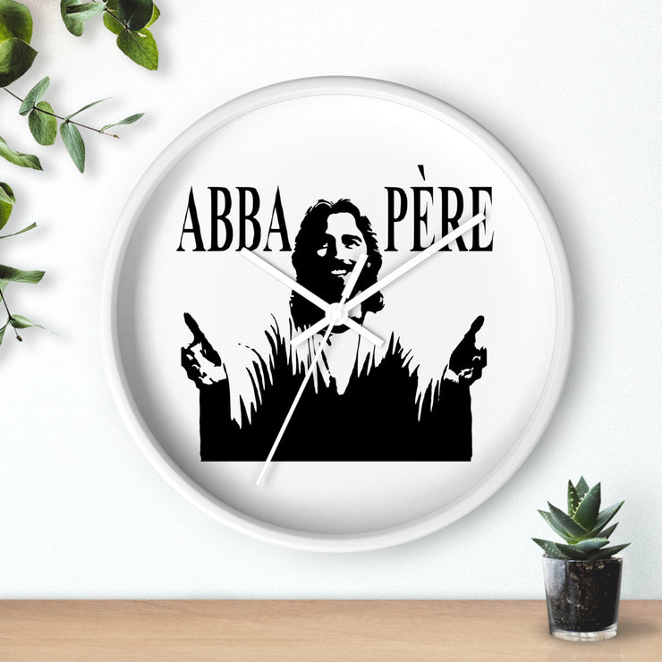 Dramatic Abba Père (Father God) Wall Clock- Faith-Based Accessories