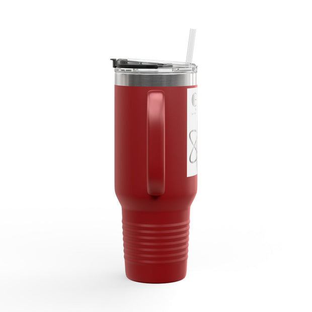 Travel Mug - Lefties, Atom Inspired Graphic, Christian, Abba Père