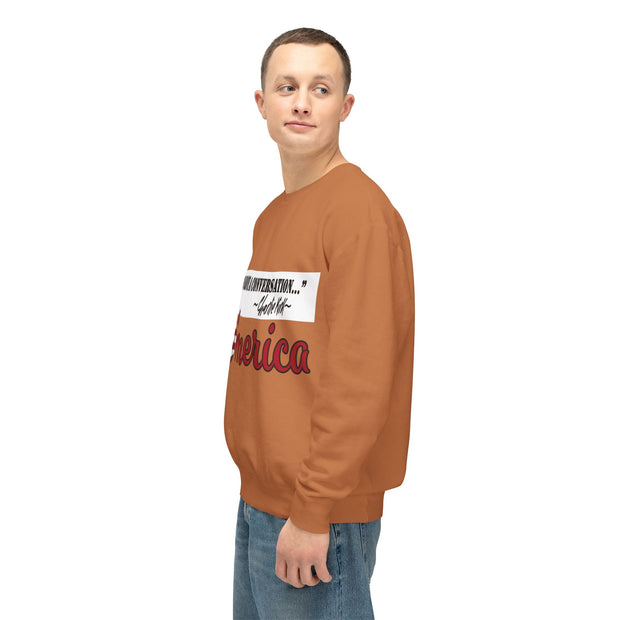Charlie Kirk-Lightweight unisex Crewneck Sweatshirt