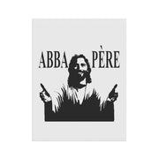 Faith-Inspired Garden Banner: Abba Père (We love you Father God!)