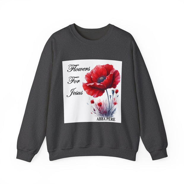 Cozy Faith-Inspired Floral Sweatshirt