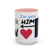 Charlie Kirk* Accent Coffee Mug with I'm With Him Design