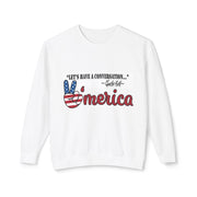 Charlie Kirk-Lightweight unisex Crewneck Sweatshirt