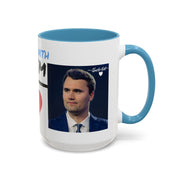 Charlie Kirk* Accent Coffee Mug with I'm With Him Design