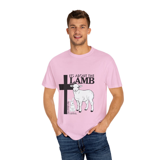 Faith-Inspired Unisex T-Shirt - "It's About The Lamb not the rabbit"