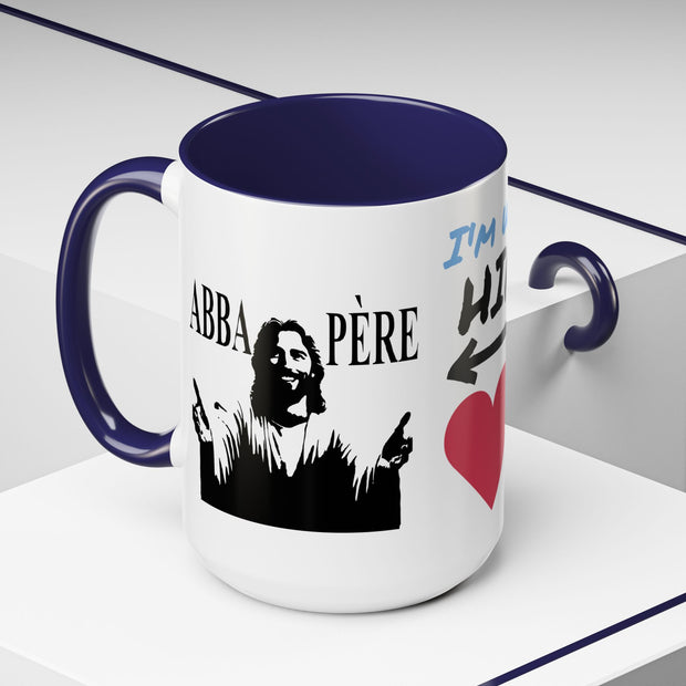 Charlie Kirk* Accent Coffee Mug with I'm With Him Design