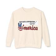Charlie Kirk-Lightweight unisex Crewneck Sweatshirt