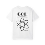 Unisex Garment-Dyed T-shirt with Abba Père Atom Inspired Graphic
