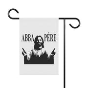 Faith-Inspired Garden Banner: Abba Père (We love you Father God!)