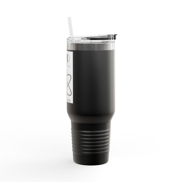 Travel Mug - Lefties, Atom Inspired Graphic, Christian, Abba Père