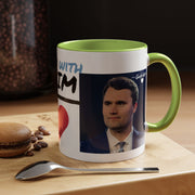 Charlie Kirk* Accent Coffee Mug with I'm With Him Design