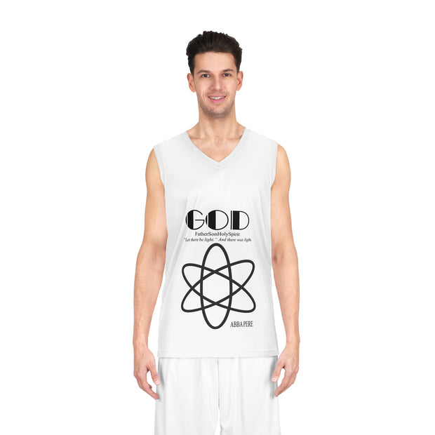 Atom Faith-Inspired Basketball Jersey, AOP Athletic Wear