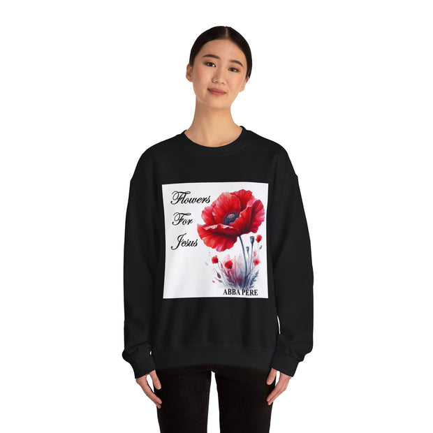 Cozy Faith-Inspired Floral Sweatshirt