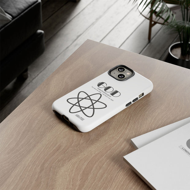 Phone Case - Faith-Inspired Atom Design