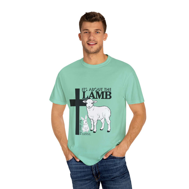 Faith-Inspired Unisex T-Shirt - "It's About The Lamb not the rabbit"