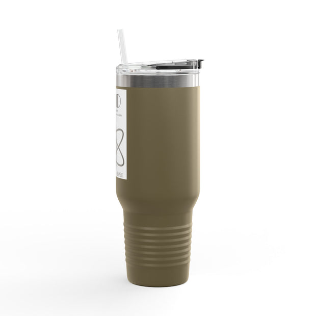 Travel Mug - Lefties, Atom Inspired Graphic, Christian, Abba Père