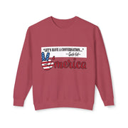 Charlie Kirk-Lightweight unisex Crewneck Sweatshirt