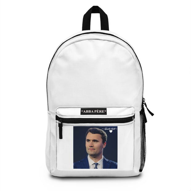 *Charlie with love-Stylish Canvas Backpack with Custom Design,