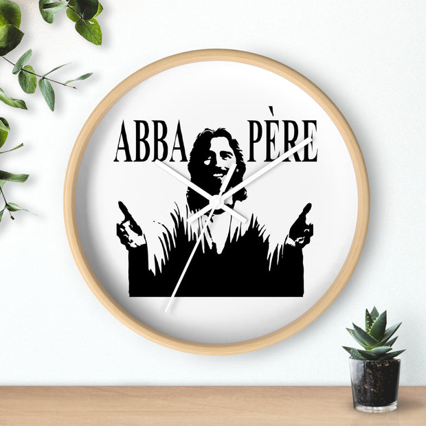 Dramatic Abba Père (Father God) Wall Clock- Faith-Based Accessories
