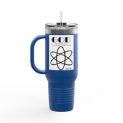 Travel Mug - Lefties, Atom Inspired Graphic, Christian, Abba Père