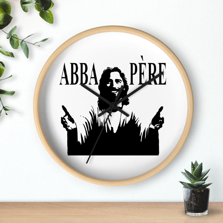 Dramatic Abba Père (Father God) Wall Clock- Faith-Based Accessories