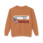 Charlie Kirk-Lightweight unisex Crewneck Sweatshirt