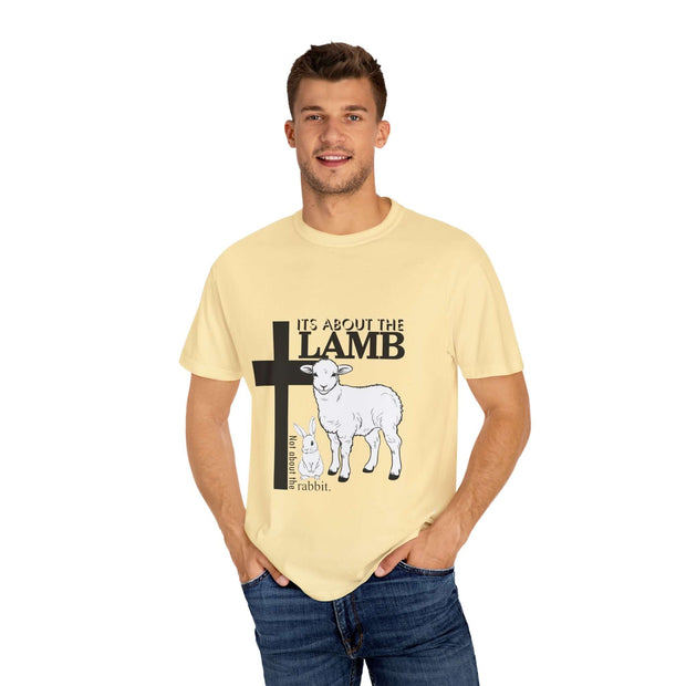 Faith-Inspired Unisex T-Shirt - "It's About The Lamb not the rabbit"