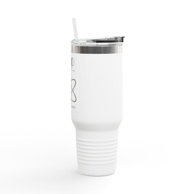 Travel Mug - Lefties, Atom Inspired Graphic, Christian, Abba Père