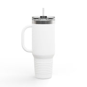40oz Insulated Travel Mug - Abba Père Christian Graphic, Elegant Design