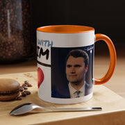 Charlie Kirk* Accent Coffee Mug with I'm With Him Design