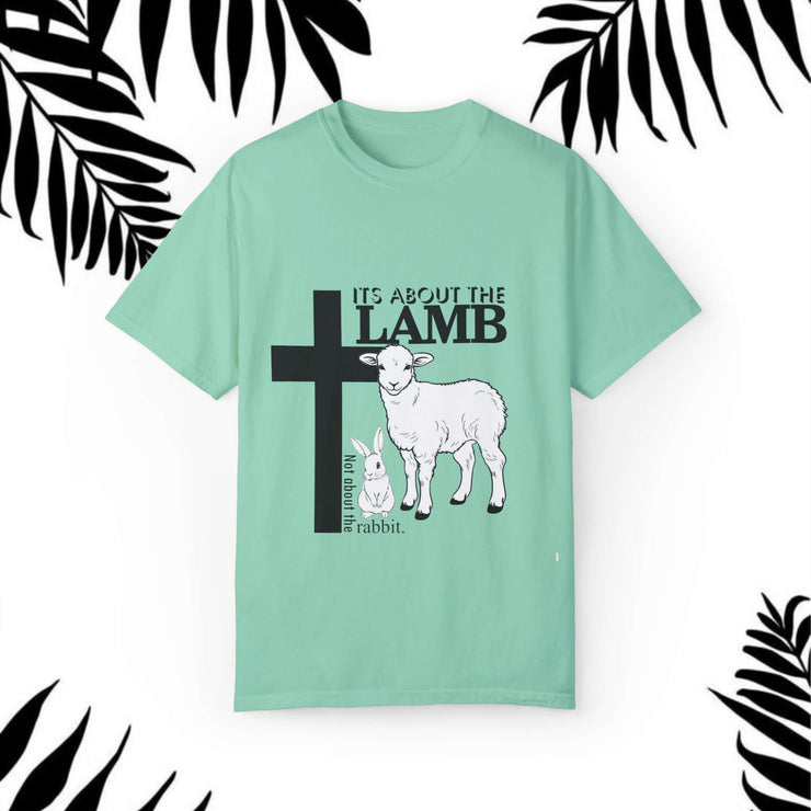 Faith-Inspired Unisex T-Shirt - "It's About The Lamb not the rabbit"