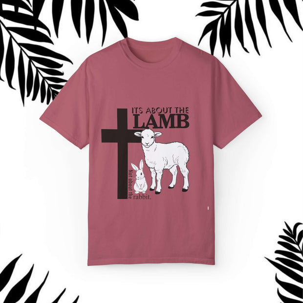 Faith-Inspired Unisex T-Shirt - "It's About The Lamb not the rabbit"