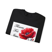 Cozy Faith-Inspired Floral Sweatshirt