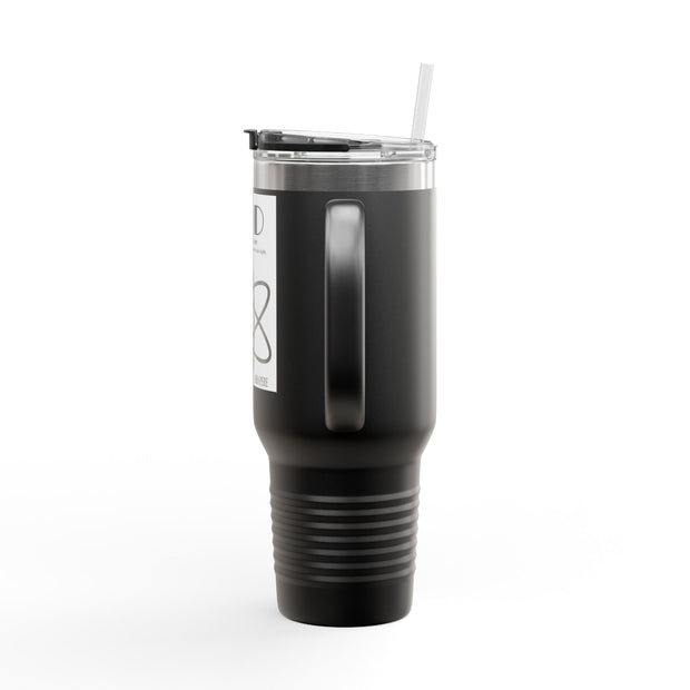 Travel Mug Atom Inspired Abba Père Graphic 40oz Right hand