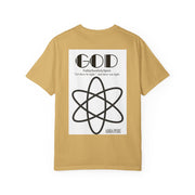 Unisex Garment-Dyed T-shirt with Abba Père Atom Inspired Graphic