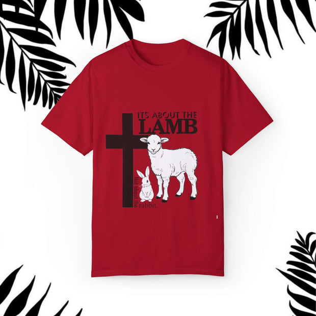 Faith-Inspired Unisex T-Shirt - "It's About The Lamb not the rabbit"
