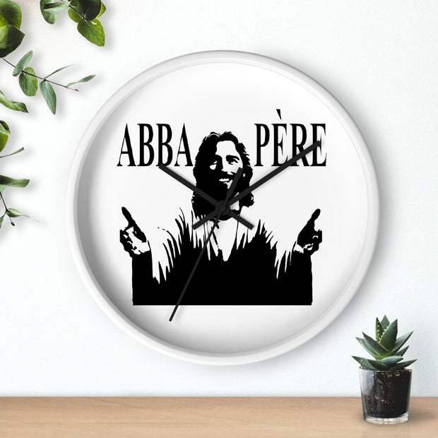 Dramatic Abba Père (Father God) Wall Clock- Faith-Based Accessories