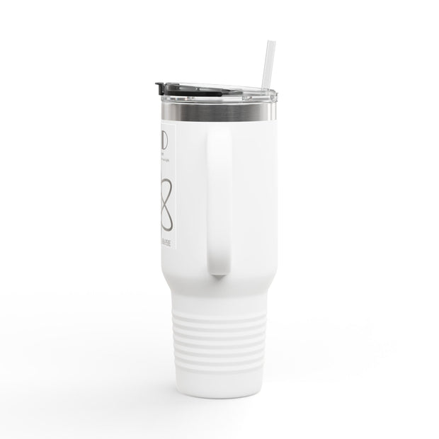 Travel Mug Atom Inspired Abba Père Graphic 40oz Right hand