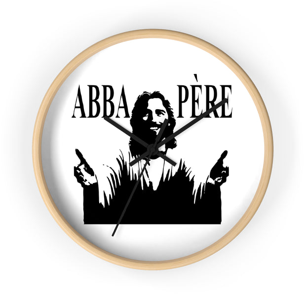 Dramatic Abba Père (Father God) Wall Clock- Faith-Based Accessories