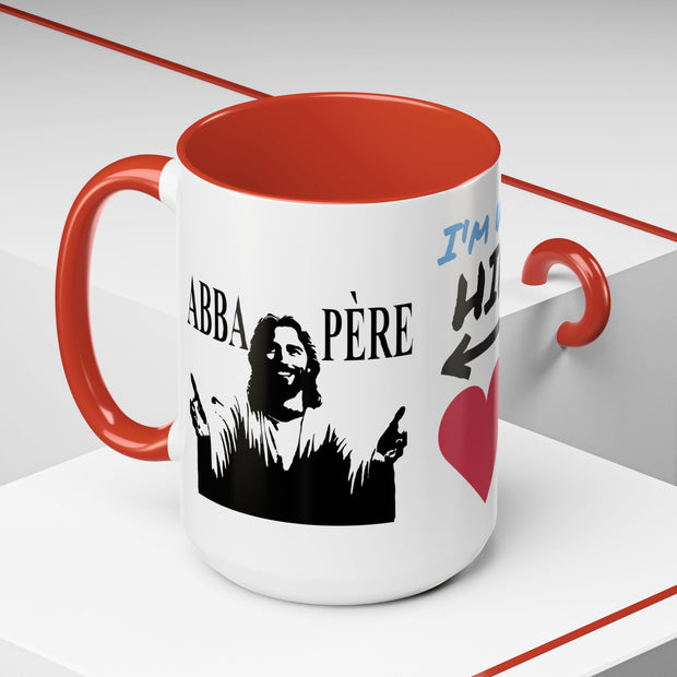 Charlie Kirk* Accent Coffee Mug with I'm With Him Design