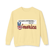 Charlie Kirk-Lightweight unisex Crewneck Sweatshirt