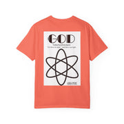 Unisex Garment-Dyed T-shirt with Abba Père Atom Inspired Graphic