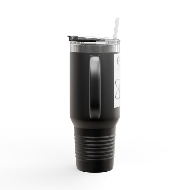 Travel Mug - Lefties, Atom Inspired Graphic, Christian, Abba Père