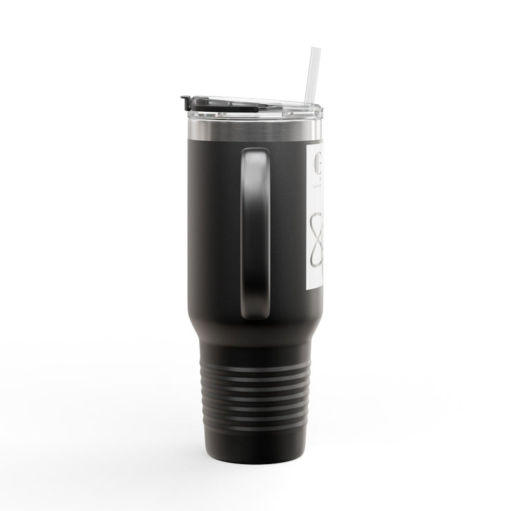 Travel Mug - Lefties, Atom Inspired Graphic, Christian, Abba Père