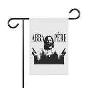 Faith-Inspired Garden Banner: Abba Père (We love you Father God!)