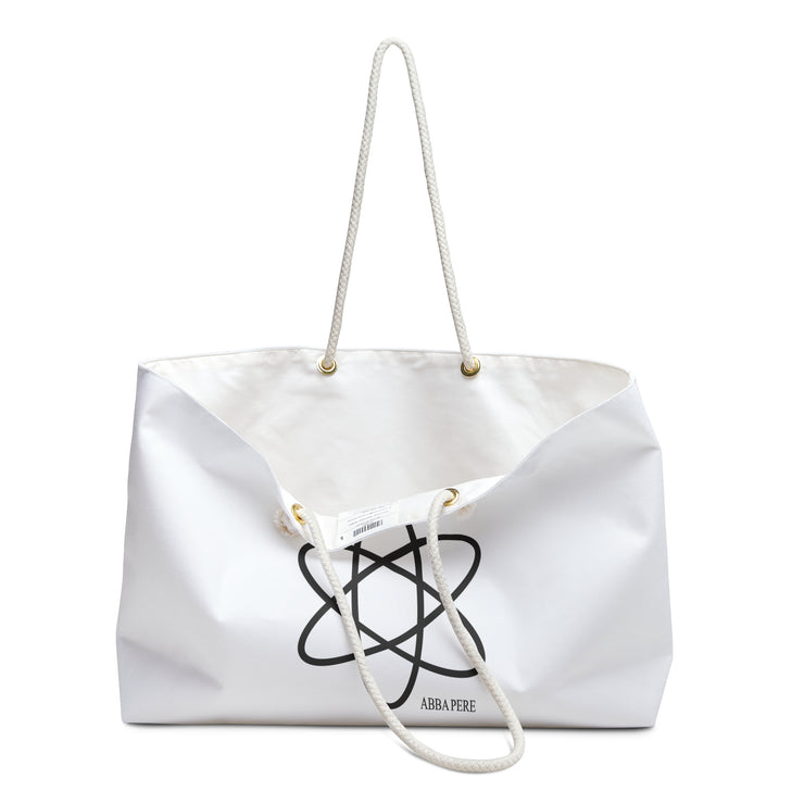 Tote Bag - Atom Inspired Graphic Christian Abba Pere Elegant Design