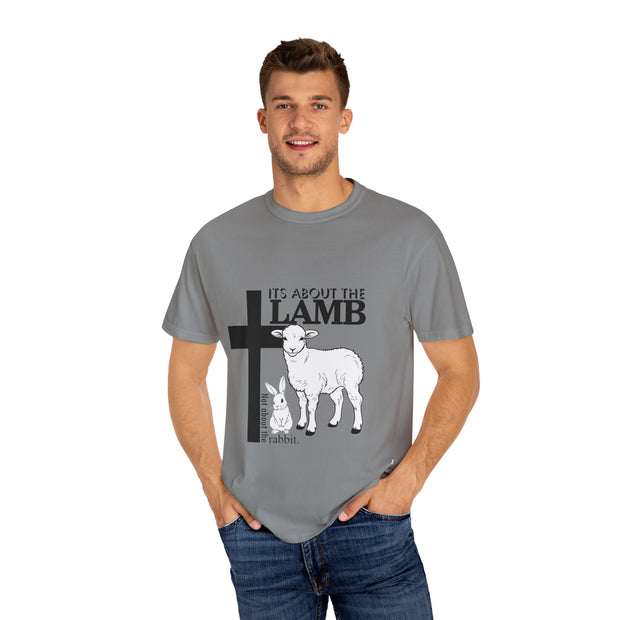 Faith-Inspired Unisex T-Shirt - "It's About The Lamb not the rabbit"
