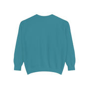 Retro Garment-Dyed Sweatshirt with 'Abba Père' Design