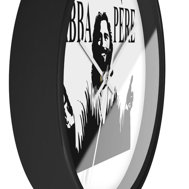 Dramatic Abba Père (Father God) Wall Clock- Faith-Based Accessories
